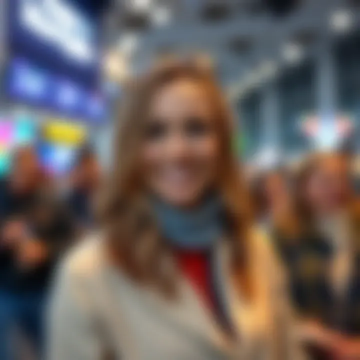 Nadia Marcinko in 2026 Nadia Marcinko smiling at a public event, wearing a stylish outfit and interacting with fans.
