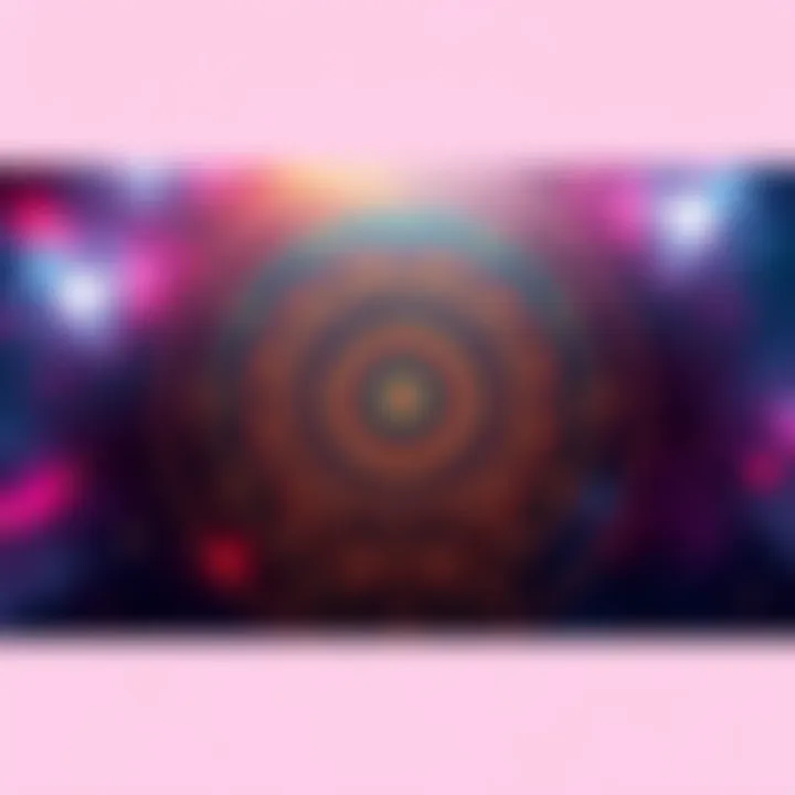 An artistic representation showing zodiac signs and checkered patterns intertwined, symbolizing astrology and geometry.