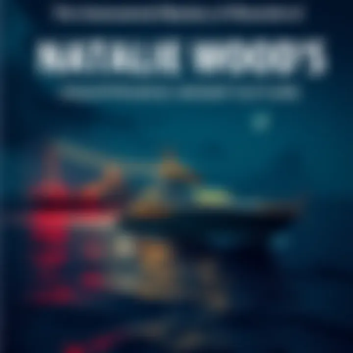 A serene view of a yacht on the ocean at night, symbolizing the tragic disappearance of actress Natalie Wood in 1981.