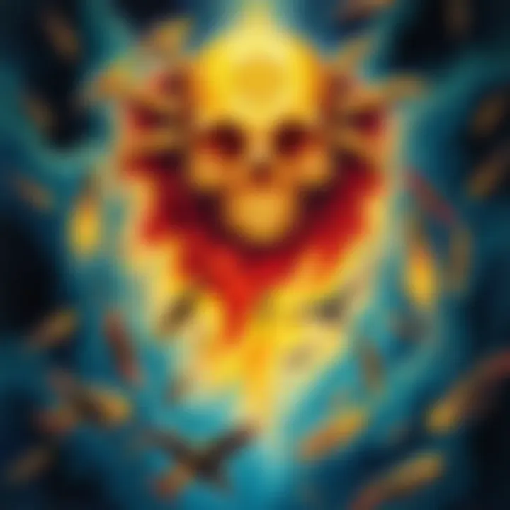 A collection of drawings depicting various near-death experiences shared by people, showcasing unique visual interpretations of their encounters.