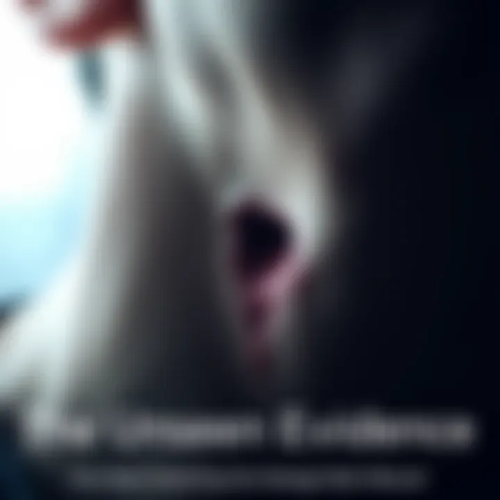 Close-up of a neck showing a wound A close-up view of a neck with a noticeable hole, raising questions about its origin and implications.