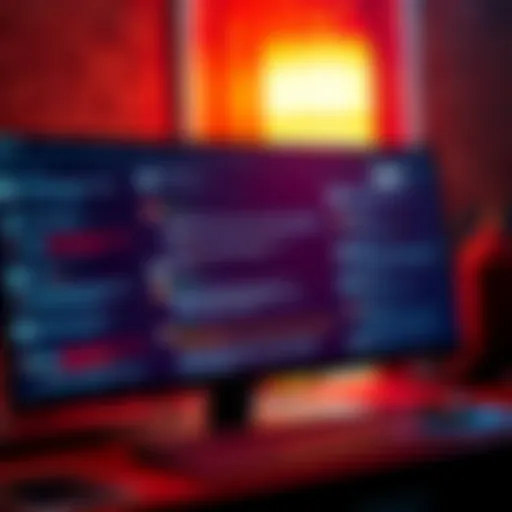 A visual representation of negative comments about Buddhism on forums, showcasing a computer screen filled with critical posts and discussion threads.