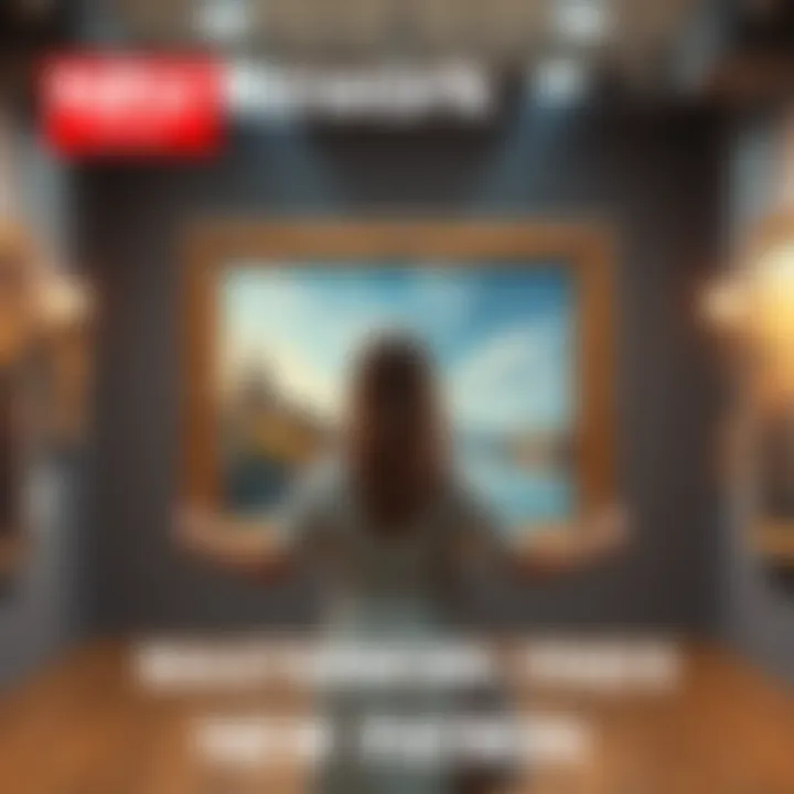 A person proudly displaying a famous painting in their gallery, highlighting a recent acquisition in the art world.