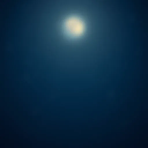 A serene night sky with a new moon and twinkling stars, representing the New Moon in Pisces.