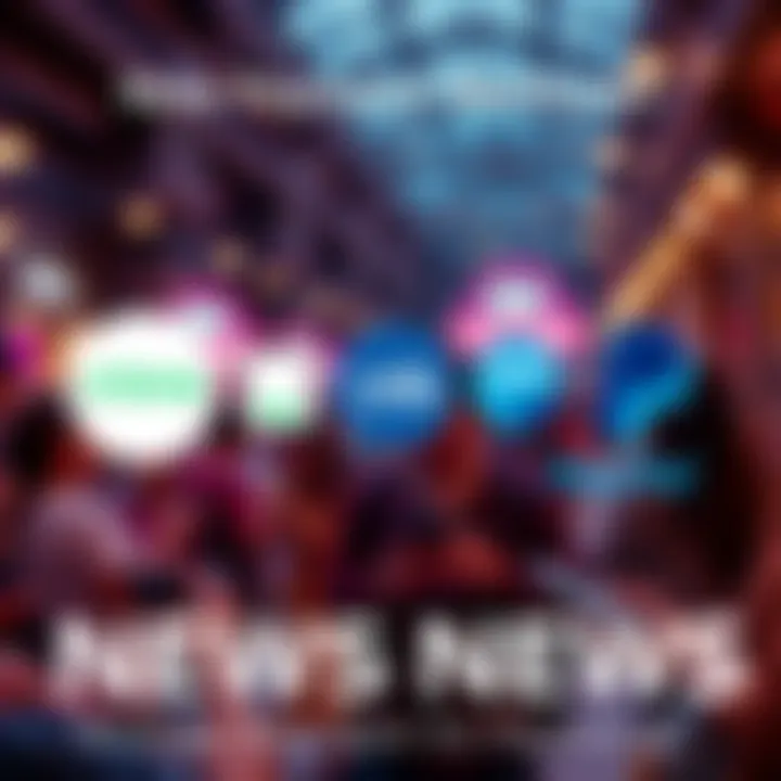 Logos of Chime, Zelle, Wise, and PayPal with a background of people using mobile devices for transactions.