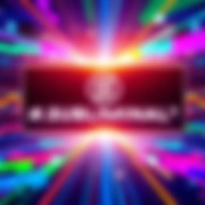 New Subliminal Channel Launch Illustration of a vibrant digital screen displaying the logo of a new subliminal channel with bright colors and uplifting visuals symbolizing self-improvement and mental enhancement.