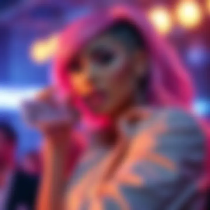 Nicki Minaj posting a tweet, expressing excitement about future projects