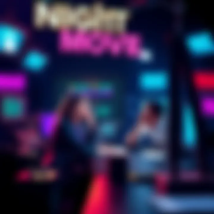 Daphne and Jack sitting at a radio desk with worried expressions as the studio lights flicker and monitors show static during a live broadcast.