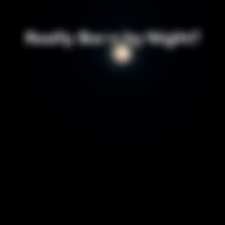 A full moon shining brightly in a dark night sky, symbolizing night owls and sleep patterns.