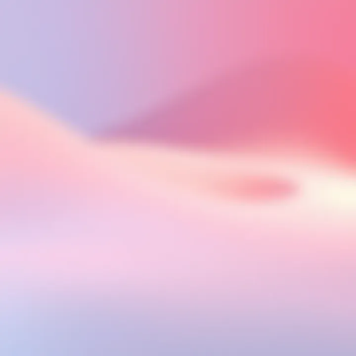 An abstract representation of a smooth, solid surface symbolizing a life without holes, featuring soft colors and simple shapes.