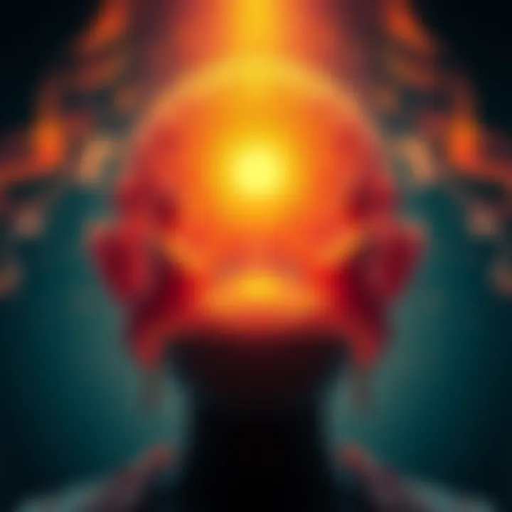 A serene depiction of the mind's noble saṅgha, symbolizing emotional insight and liberation through introspection and connection.