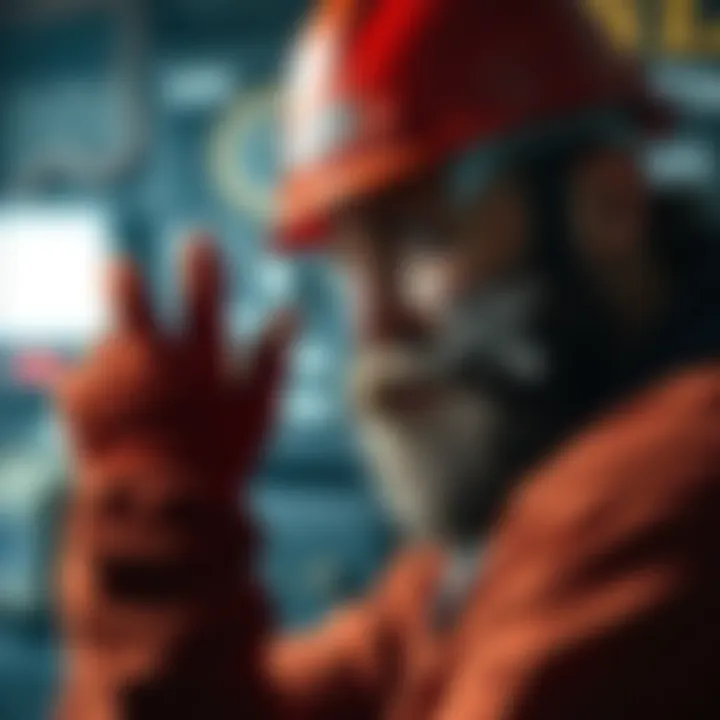 A worker with a Nordic Pagan symbol grapples with facial hair policy in the workplace