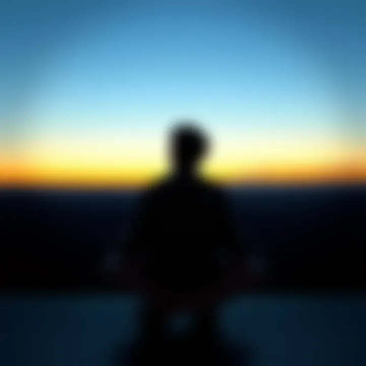 A person sitting alone with a thoughtful expression, reflecting on their past experiences with shifting, surrounded by soft light and gentle shadows.