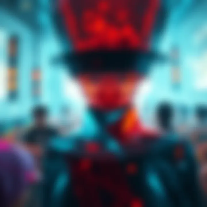 An abstract representation of diverse perspectives in discussions, illustrating how nuances shape interpretations.