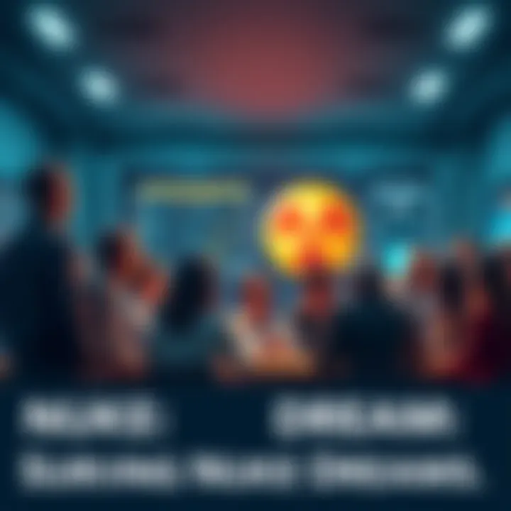 A group of people engaging in a lively conversation about nuclear dreams in a digital forum setting