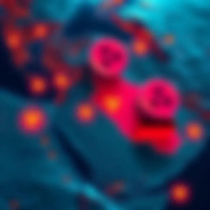 Nuclear Tensions in the Middle East A map showing Israel and Iran with nuclear symbols, highlighting the tensions between the two countries.