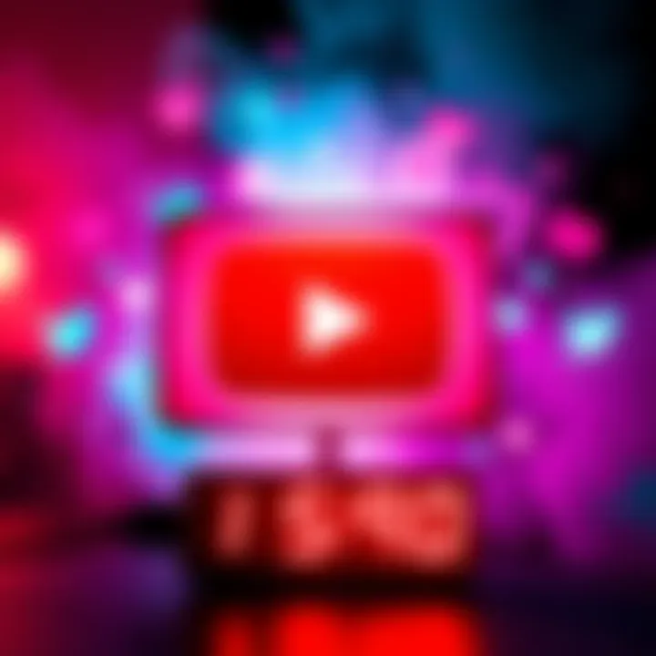 A vibrant thumbnail showing the YouTube logo overlayed with a play button, surrounded by social media icons and a countdown timer, symbolizing the anticipation for Nuke's upcoming video.