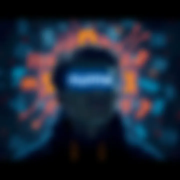 A person contemplating a name change with numerology symbols in the background, representing personal growth and transformation.