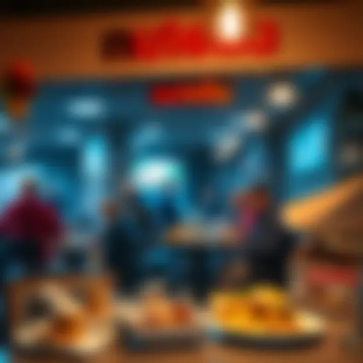 Customers enjoying Nutella dishes at the first Nutella restaurant in Gaza