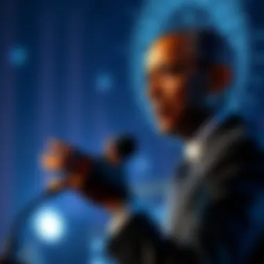 Obama Discussing Aliens Former President Obama speaking on a podcast about extraterrestrial life and the universe