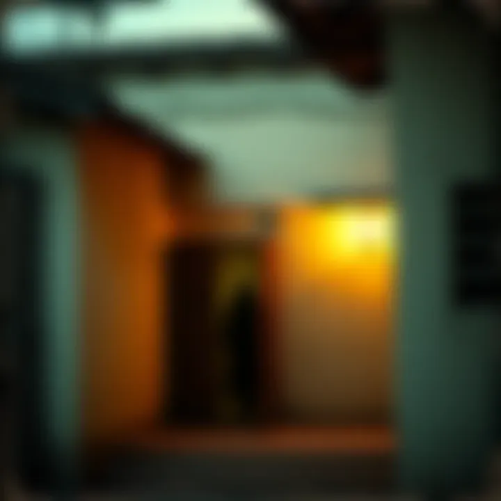 An old photo of a vintage Pakistani house showing an unexpected figure in the background, sparking curiosity about its origins.