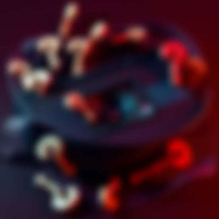 A vintage video cassette tape surrounded by question marks, symbolizing doubts about its authenticity.