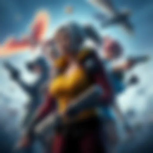 A composition of strong older women characters from various games, showcasing their dynamic poses and unique styles, representing empowerment and diversity in gaming.