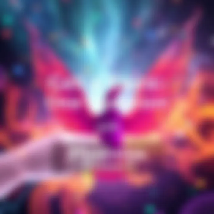 A colorful graphic featuring text about a free one-question reading offer by Phoenixx, with a comment prompt and donation note