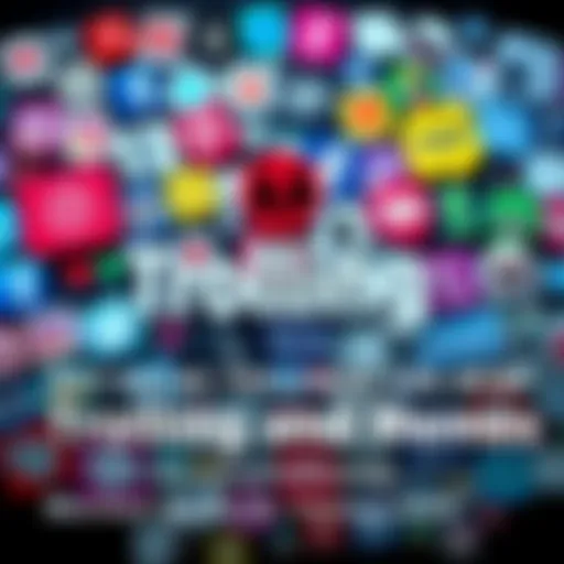 A collage of popular memes and social media icons representing online trolling culture