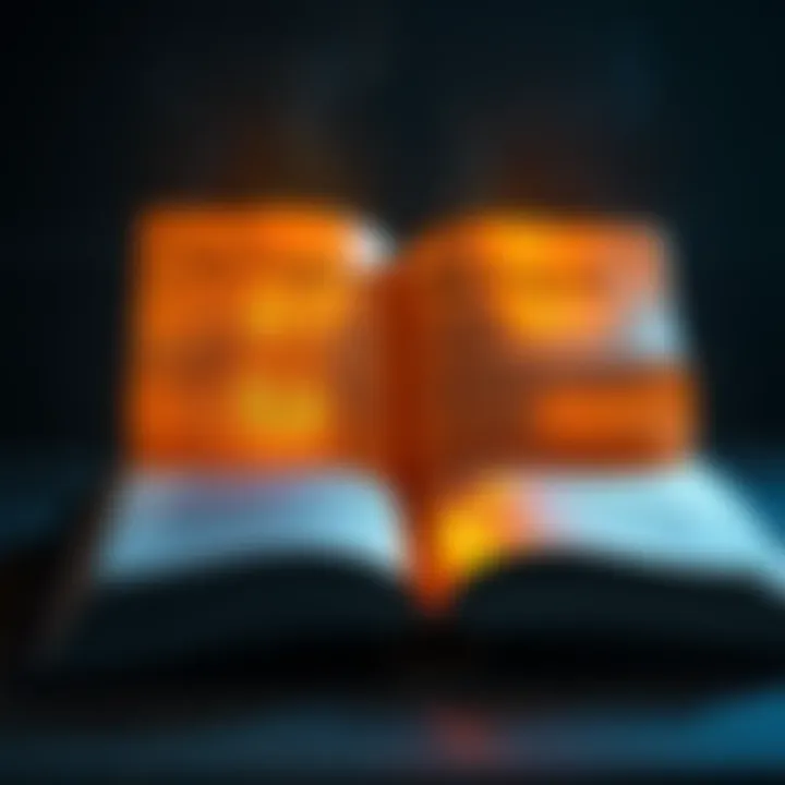 An open book displaying highlighted ancient texts, symbolizing the idea of hidden knowledge and disclosure.
