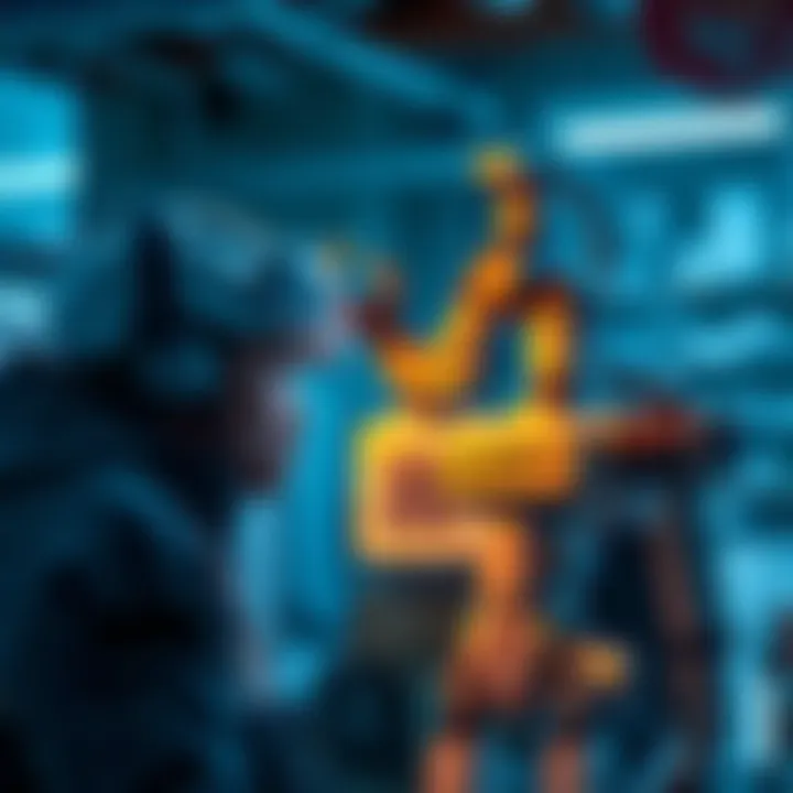 An engineer watches as OpenClaw AI, a robotic figure, takes its first breath in a lab setting, showcasing the fusion of robotics and artificial intelligence.