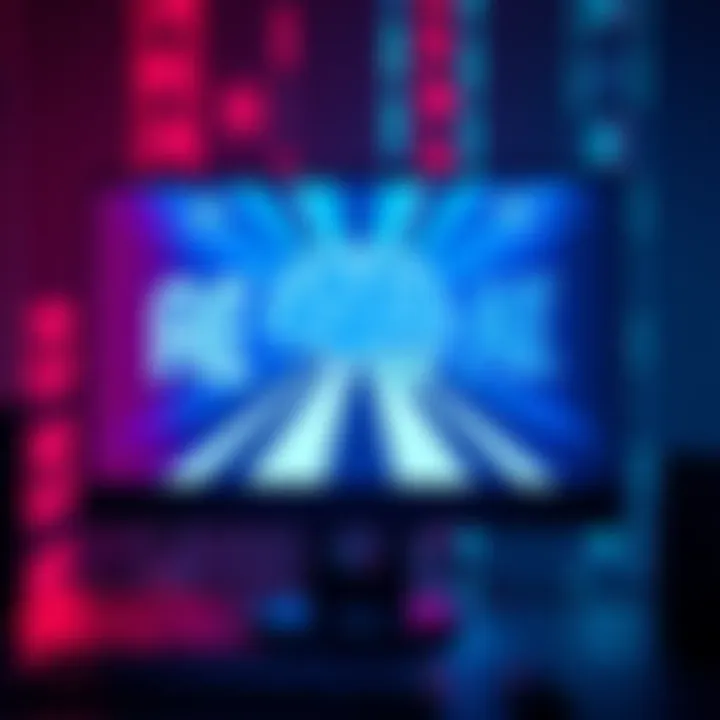 A computer screen displaying various optical illusions with a brain icon overlay, symbolizing the testing of AI consciousness.