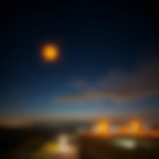 An orange glowing orb hovering in the night sky near Paso Robles, CA, showcasing erratic movements.