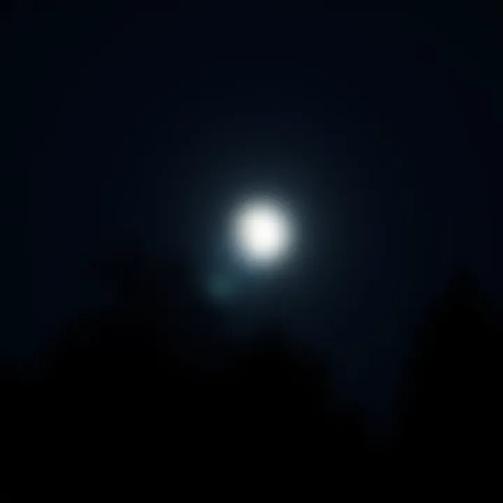 A bright orb captured close to the moon in a night sky