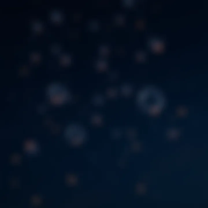 A dark sky illuminated by glowing orbs, suggesting a connection to the afterlife and personal experiences of loss.