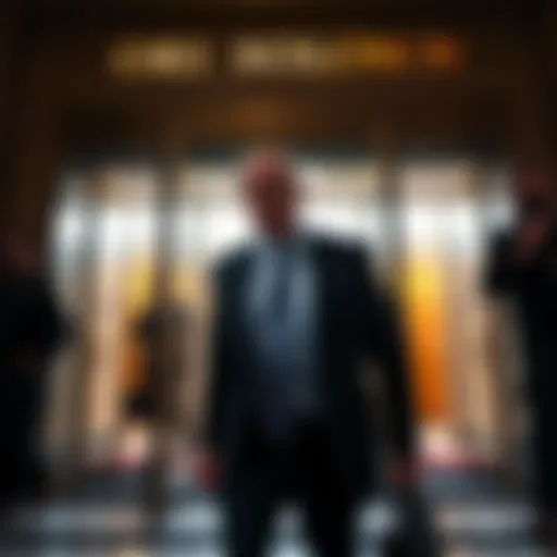 Ori Solomon, an Israeli man, walking out of a federal building after charges were dismissed in connection with a biolab case in Las Vegas.