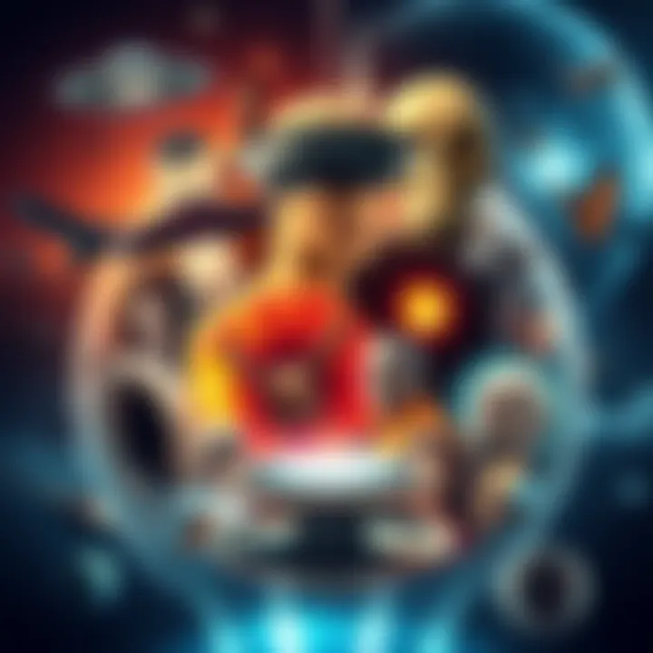 Origins of Unique Ideas A collage showing various strange concepts like UFOs, cryptids, and unusual inventions, representing the origins of bizarre ideas