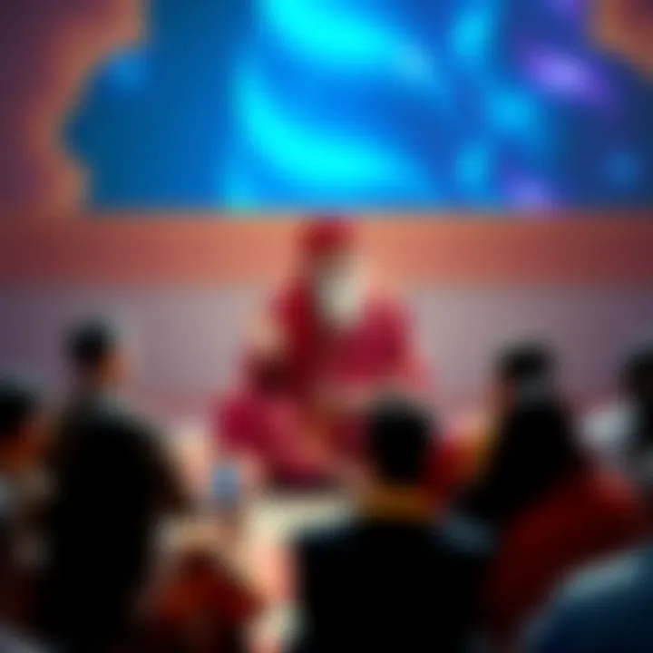 Osho seated and speaking about the Shiv Sutra with engaged audience