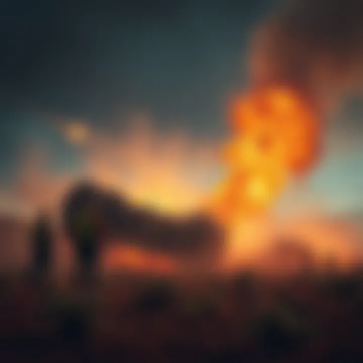 A crashed unidentified object in the Australian Outback surrounded by responders and experts.