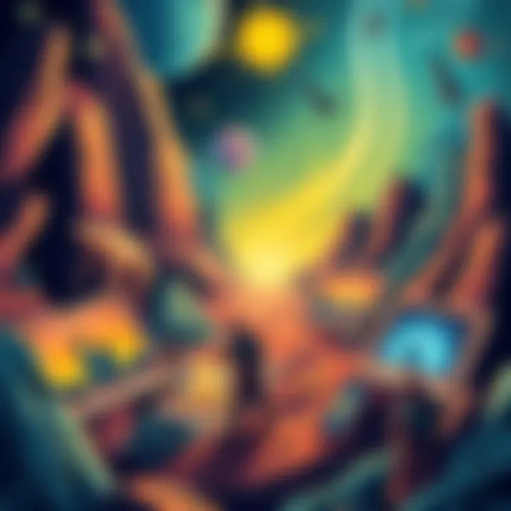 The Outer Wilds Tarot deck featuring beautifully illustrated cards inspired by the indie game, showing space themes and bonus cards.