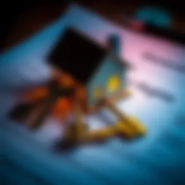 Ownership and Rights A set of keys resting on a house document, symbolizing property ownership and rights in modern society.