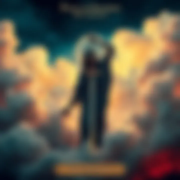 Page of Swords Reversed Tarot Card A Page of Swords reversed tarot card depicting a figure holding a sword, surrounded by clouds, symbolizing reflection and emotional challenges related to motherhood and loss.