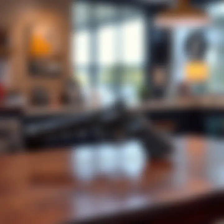 A palm pistol resting on a wooden table, implying its potential use in a targeted scenario.