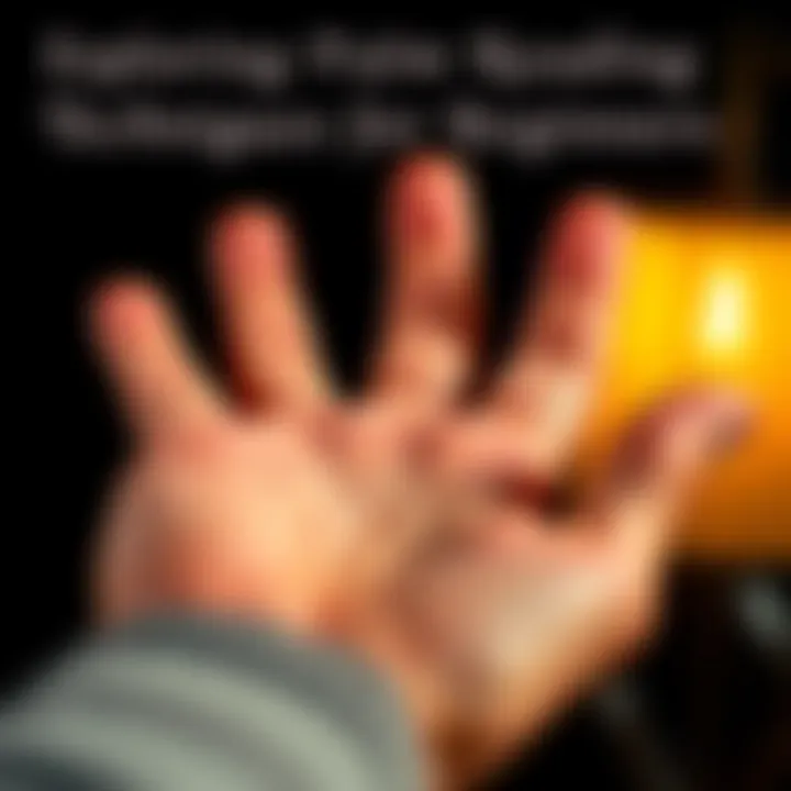 A close-up of a person's hand showing clearly defined palm lines for palm reading