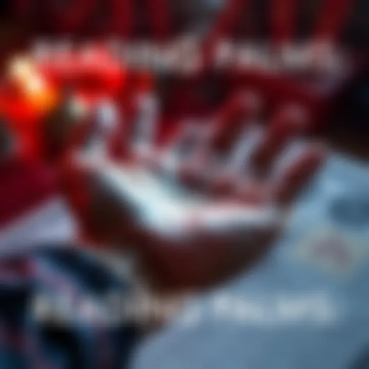 A close-up of a person's hand with lines being examined during a palm reading session