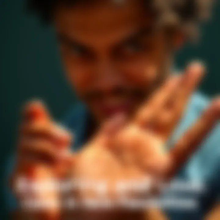 A person examining their palm lines while reflecting on career and love paths