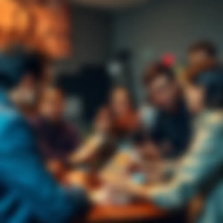 A group of people discussing palm readings and insights on a forum