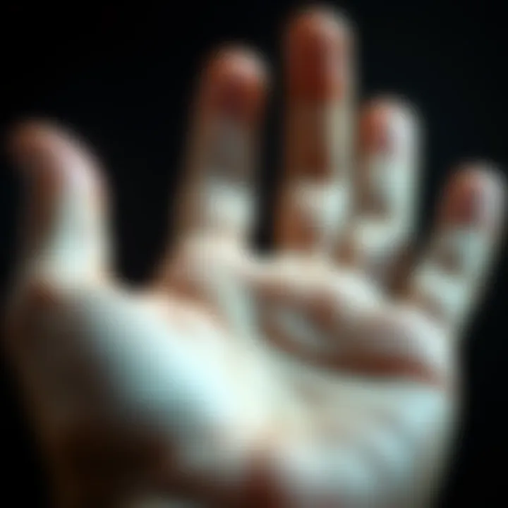A close-up of a hand showing clear children lines in palmistry, highlighting the lines that indicate children's presence or influence.