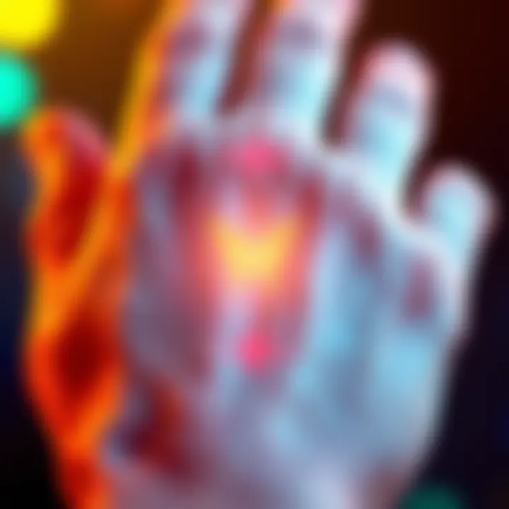 Palmistry Lines for 2026 A close-up of a hand showing heart line and lifeline with symbols representing predictions for the year 2026.