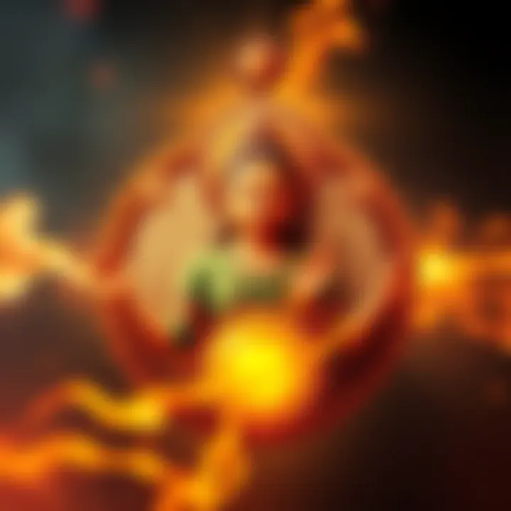 A visual comparison of Panch Mahapurush Yoga with five planetary symbols and Budh Aditya Yoga represented by the Sun and Mercury symbols, illustrating their unique effects.